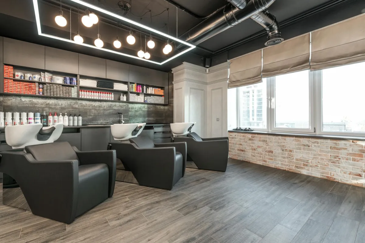 WordPress dashboard displaying multiple salon location management with unified control panel and booking system